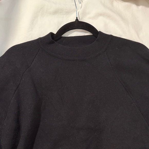 Mockneck Black Women’s Sweater - Picture 3 of 3